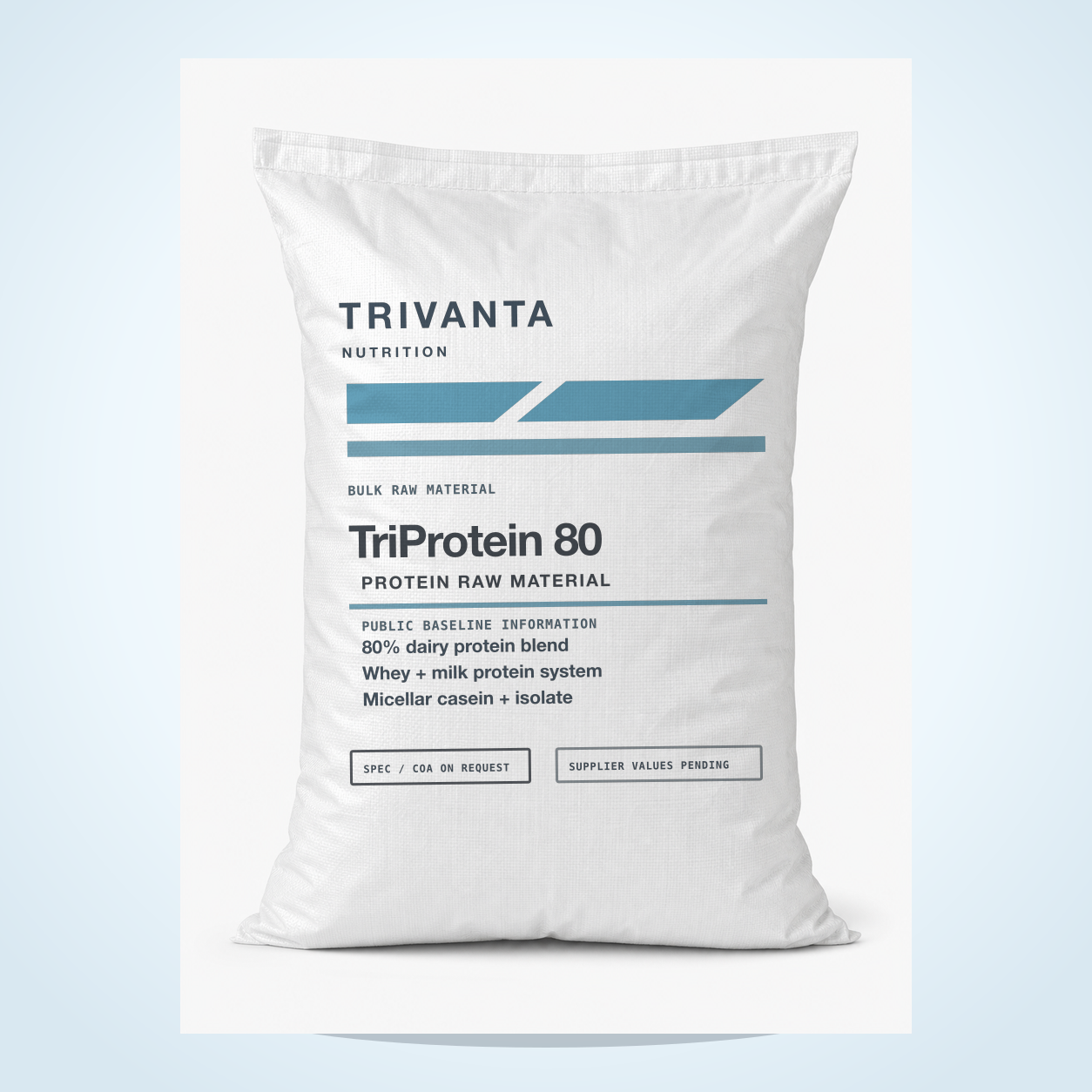 TriProtein 80 illustrative packaging concept